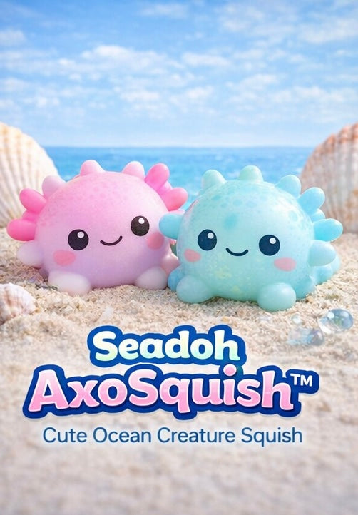 Seadoh AxoSquish™ – Cute Ocean Creature Squish