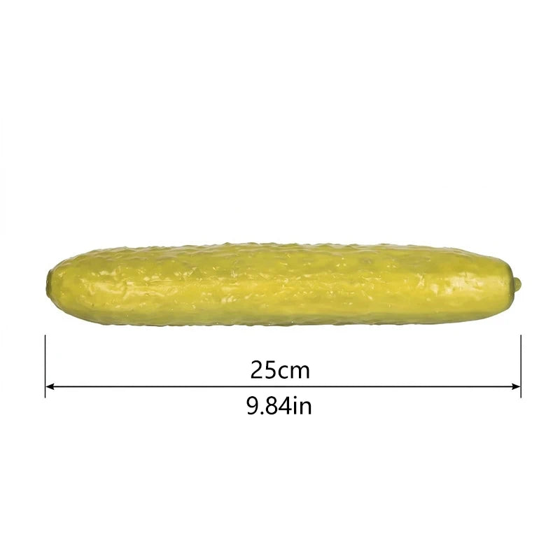Simulation Jumbo Sour Cucumber Squishy Toys Slow Rising Stress Relief Fidget Toy Anti‑anxiety Squeeze Toy Holiday Gifts Adult