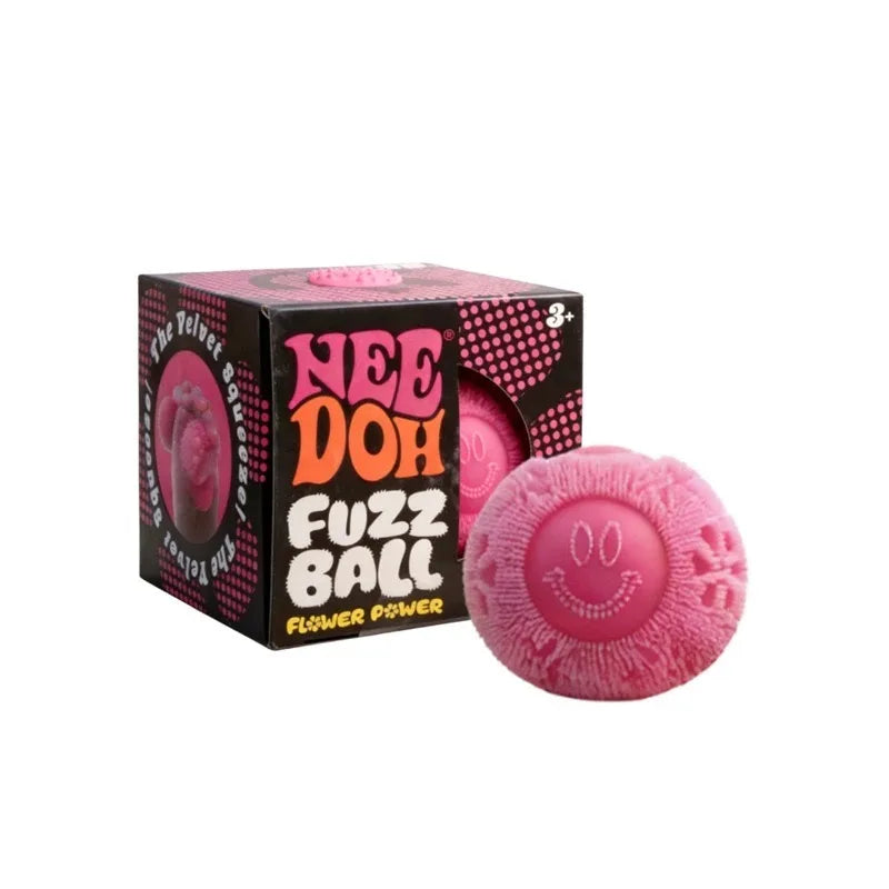 Needoh Fuzz Jellyfish Soft Squish Squeeze Square Smile Ice Cream Toy Stress Anxiety Relief Stress Sensory Waterproof Toy Gift