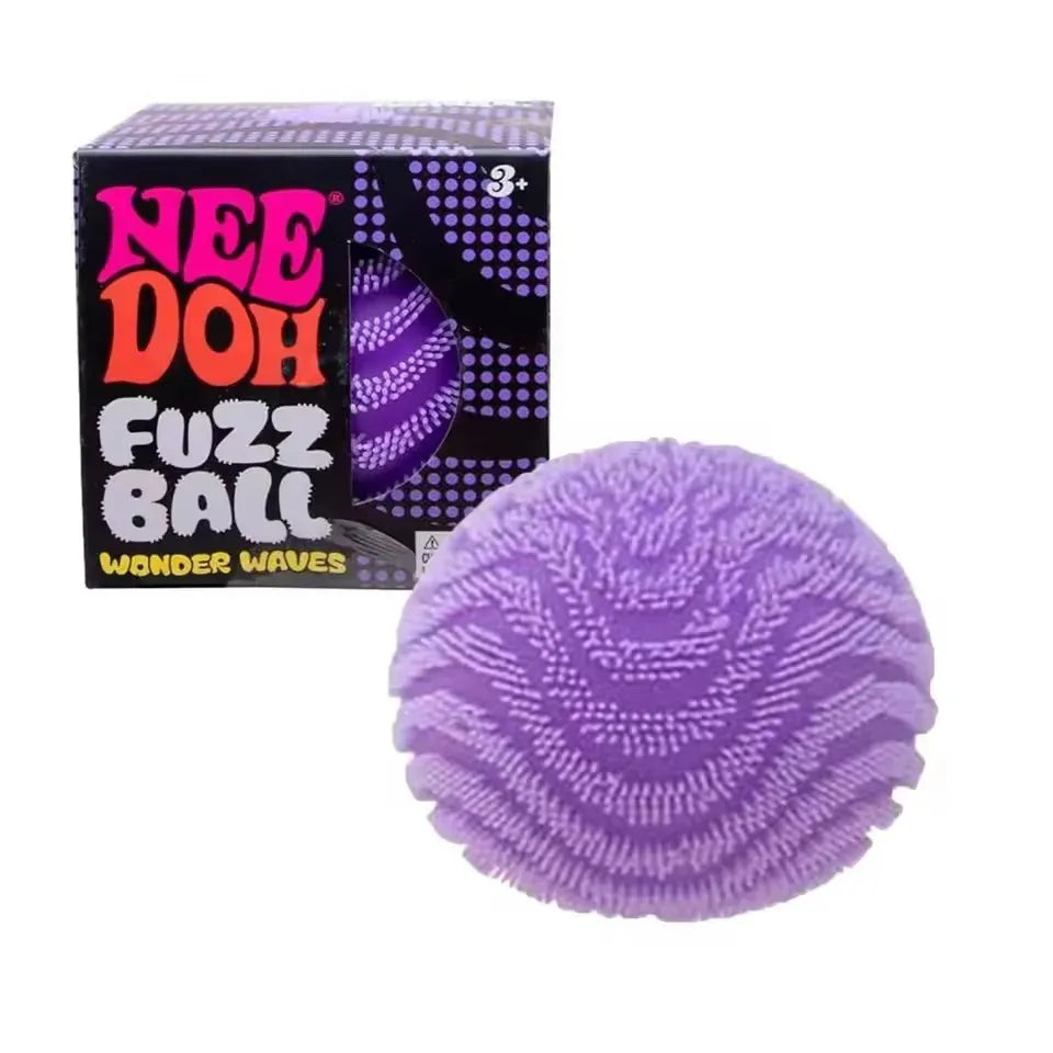 NeeDoh Wonder Waves Fuzz Ball Squishy Stress Ball Nee Doh Fuzzball