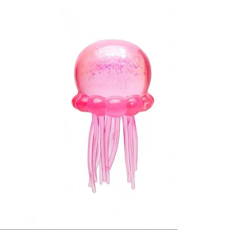 Needoh Fuzz Jellyfish Soft Squish Squeeze Square Smile Ice Cream Toy Stress Anxiety Relief Stress Sensory Waterproof Toy Gift