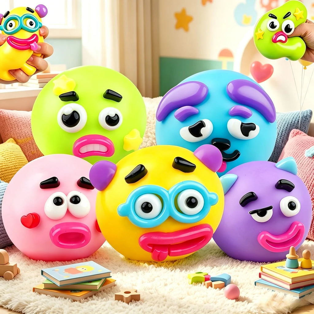 Smushers Squishy DIY Curiosities Dog Face Swap Soft Moldable Slow Rise Squeeze Toy Blind Box Relaxing Sensory Gift