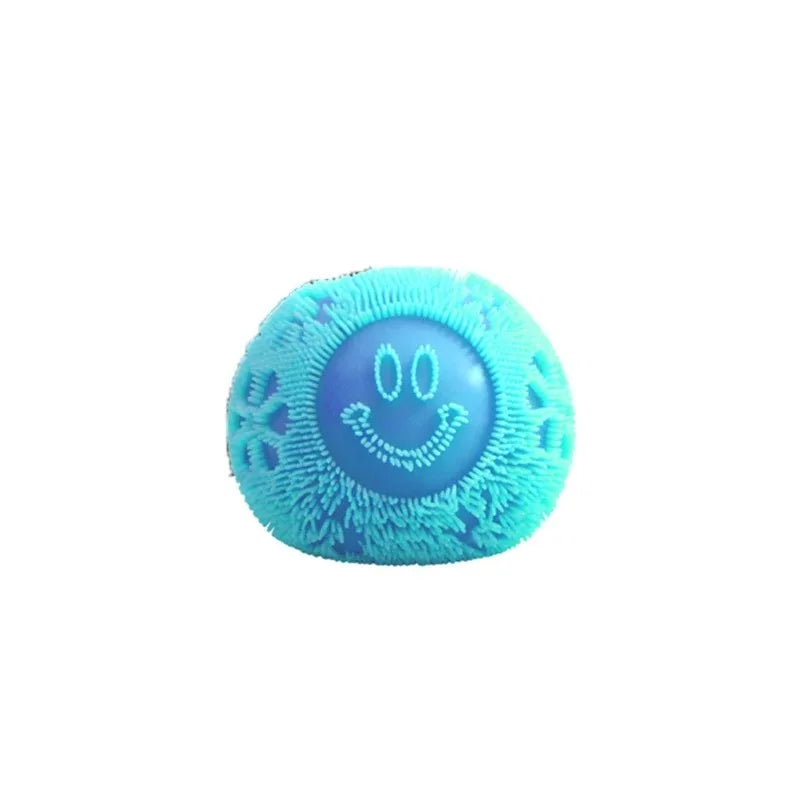 Needoh Fuzz Jellyfish Soft Squish Squeeze Square Smile Ice Cream Toy Stress Anxiety Relief Stress Sensory Waterproof Toy Gift