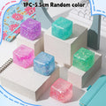 Slow Rise Glitter Stress Cube Stress Balls Malt Sugar Stress Balls for Adults & Kids ADHD Fidget Toys Anxiety Squishy Toys