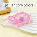 Squishy Turtle Fidget Toy Glitter Turtle Squeeze Toy Small Cute Animal Anti Stress Fidget Splat Decompressions Vent Squeeze Toy
