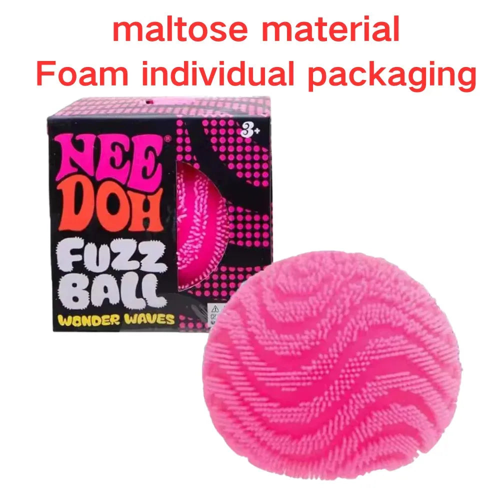 NeeDoh Wonder Waves Fuzz Ball Squishy Stress Ball Nee Doh Fuzzball