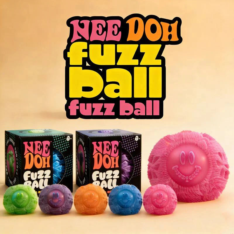 Needoh Fuzz Jellyfish Soft Squish Squeeze Square Smile Ice Cream Toy Stress Anxiety Relief Stress Sensory Waterproof Toy Gift
