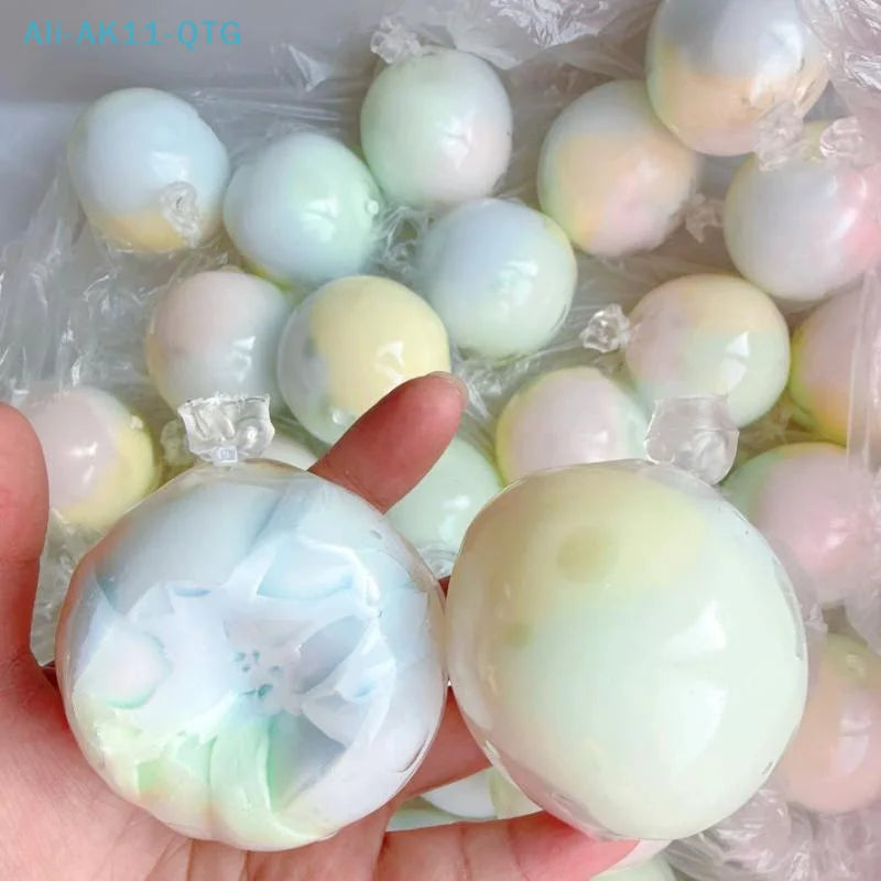 NEW 1Pcs Cracking Wax Ball Soft Decompression Toys Cantaloupe Chocolate Handmade Ball Anti Stress Sensory Fidget Toy