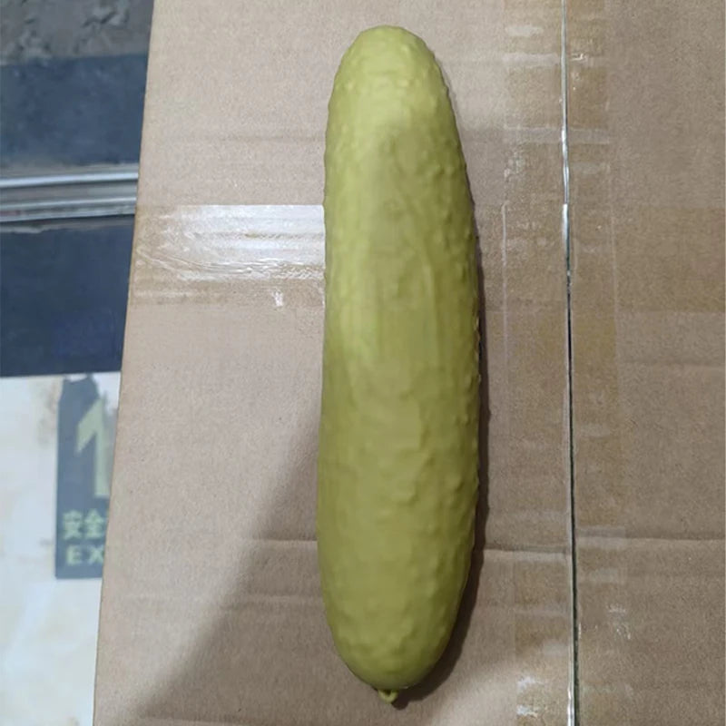 Simulation Jumbo Sour Cucumber Squishy Toys Slow Rising Stress Relief Fidget Toy Anti‑anxiety Squeeze Toy Holiday Gifts Adult