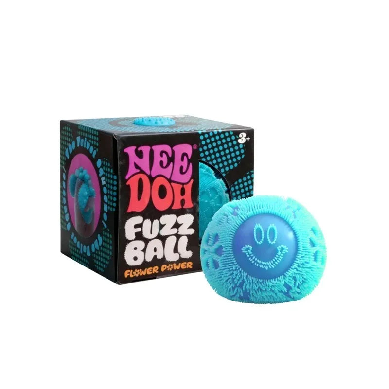 Needoh Fuzz Jellyfish Soft Squish Squeeze Square Smile Ice Cream Toy Stress Anxiety Relief Stress Sensory Waterproof Toy Gift