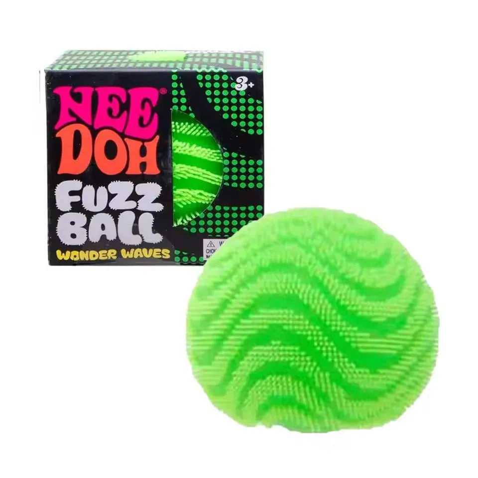 NeeDoh Wonder Waves Fuzz Ball Squishy Stress Ball Nee Doh Fuzzball
