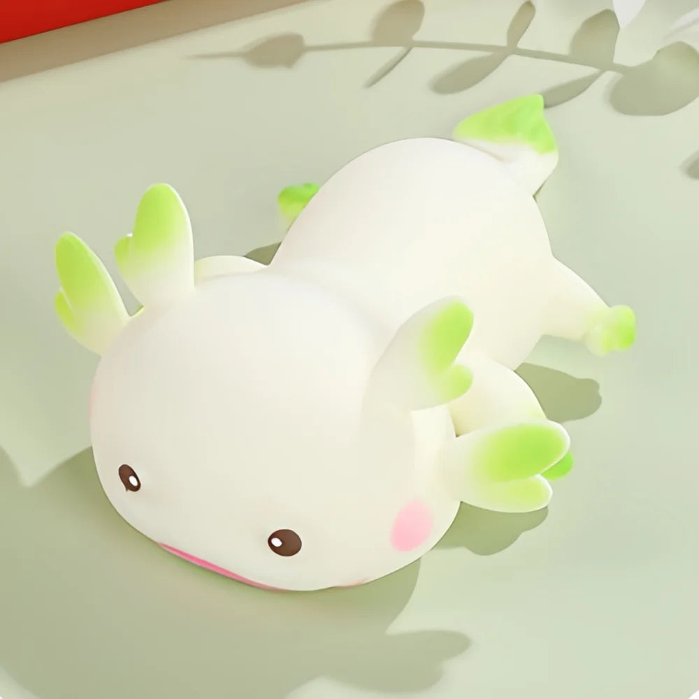 Cute Axolotl Squeeze Toys Stretch Design Cartoon Fish Squishy Toy Stress Relief Slow Rebound Toys Fidget Doll For Adult Kids