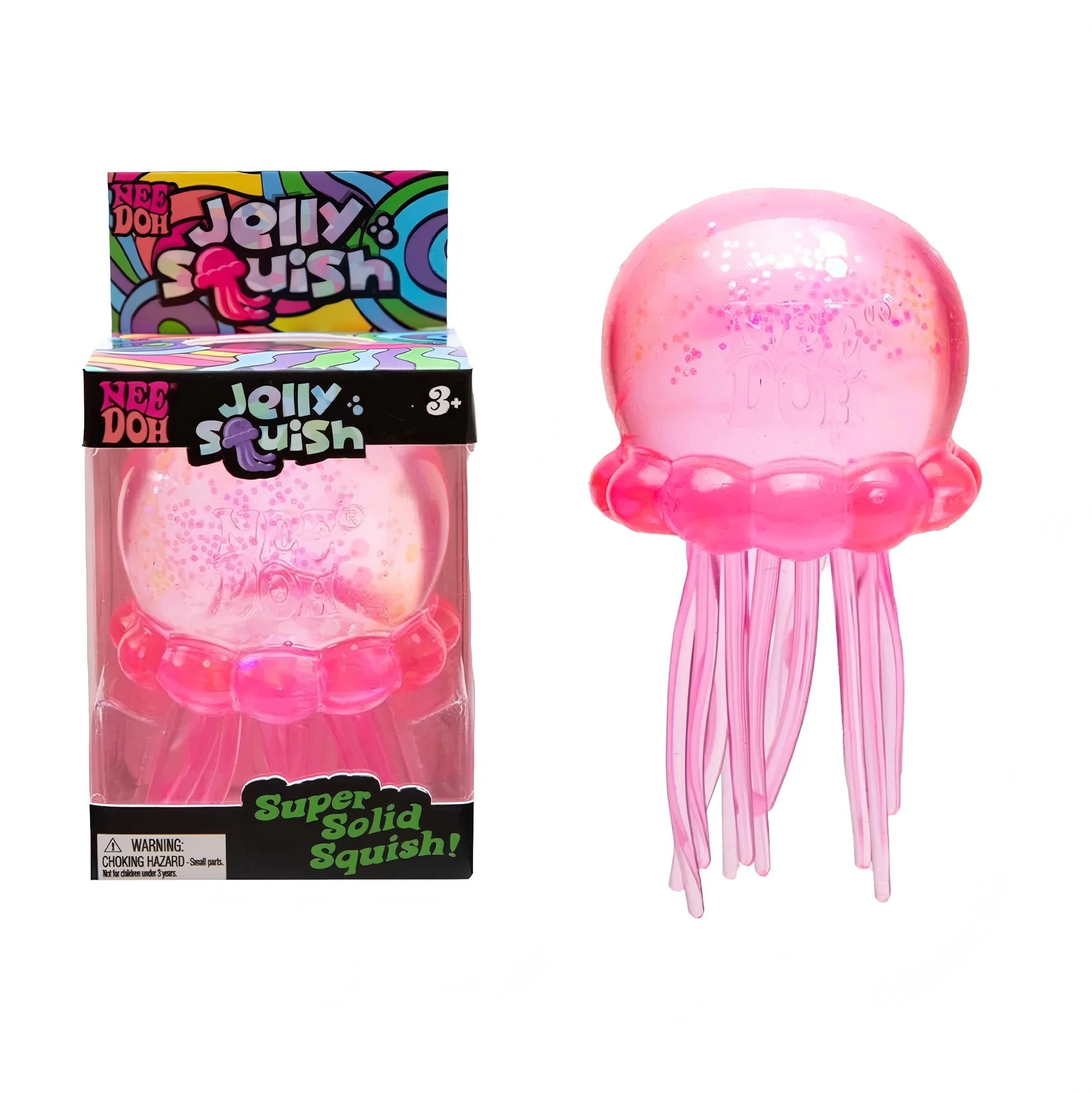 Trending Cute  Nee Doh squishies Jellyfish Cube Squish Toy, Soft Jelly Squeeze Stress Relief Fidget Toy,Sensory NeeDoh for gifts