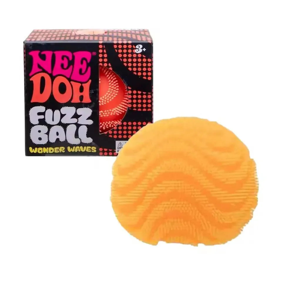 NeeDoh Wonder Waves Fuzz Ball Squishy Stress Ball Nee Doh Fuzzball