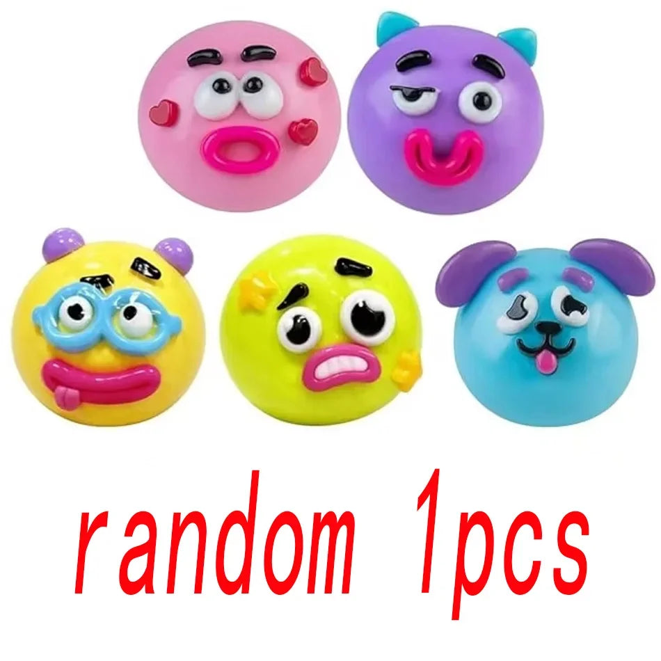 Smushers Squishy DIY Curiosities Dog Face Swap Soft Moldable Slow Rise Squeeze Toy Blind Box Relaxing Sensory Gift