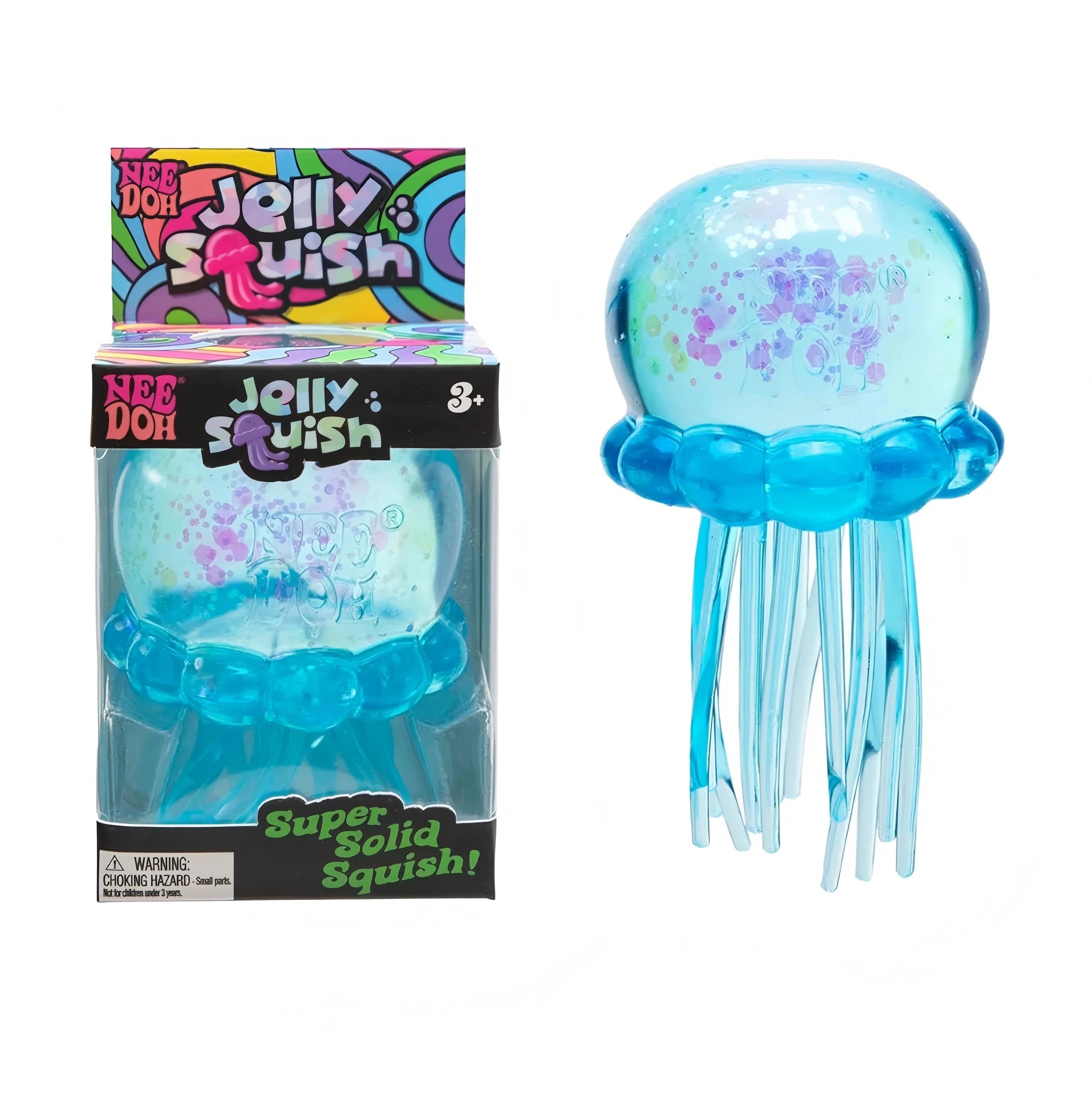 Trending Cute  Nee Doh squishies Jellyfish Cube Squish Toy, Soft Jelly Squeeze Stress Relief Fidget Toy,Sensory NeeDoh for gifts
