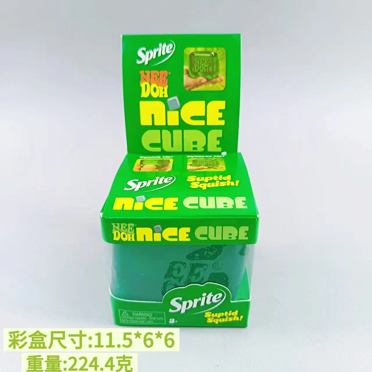 Needoh Nice Cube Sensory Stress Reliever Fidget Tool for Anxiety And Focus - Anti-Anxiety Squeeze Desk Cube for Adults And Kids